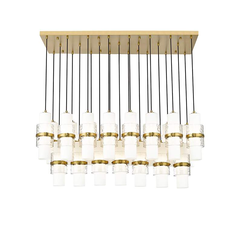 Image 5 Cayden by Z-Lite Modern Gold 23 Light Linear Chandelier more views