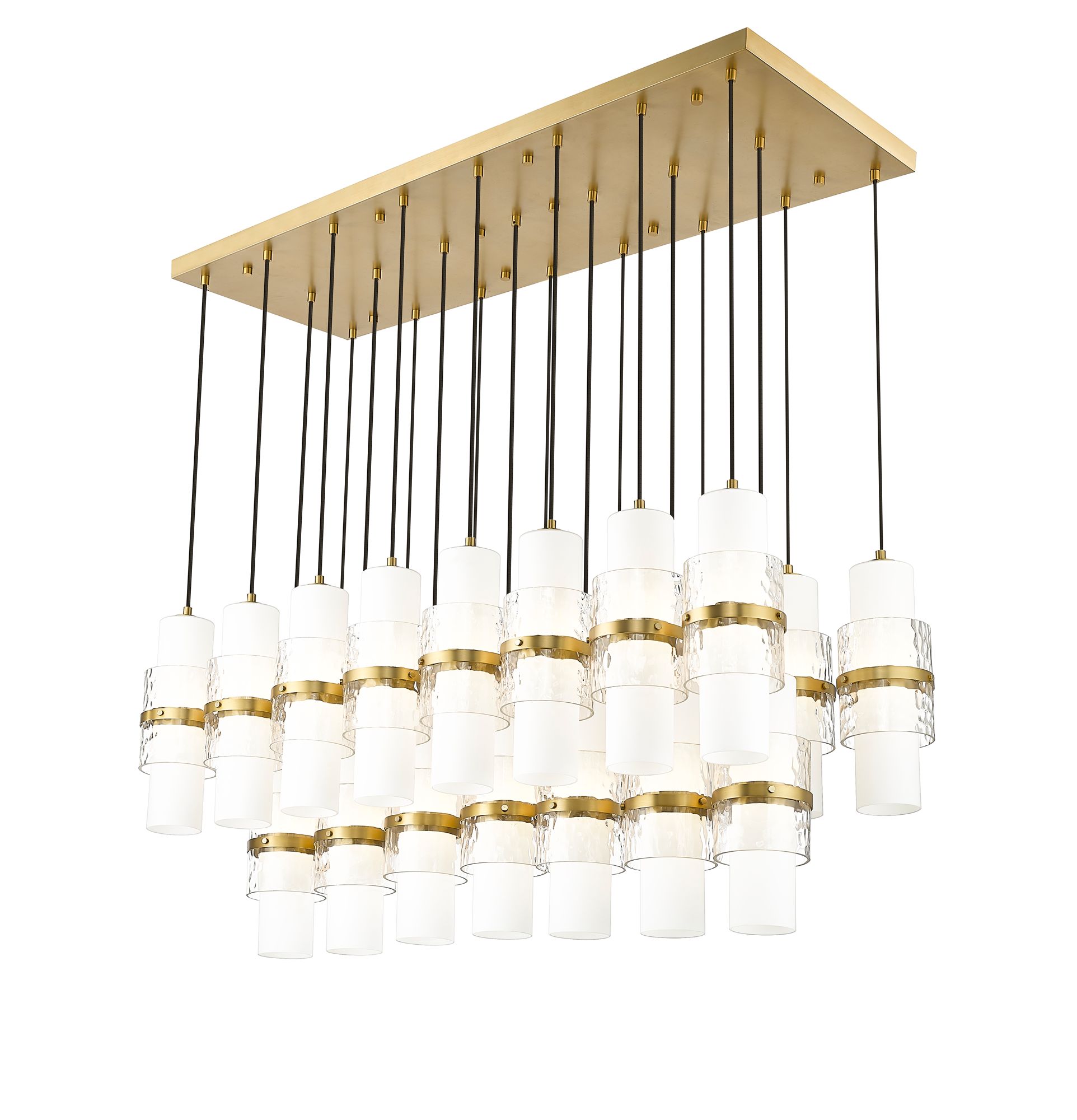 Image 6 Cayden by Z-Lite Modern Gold 23 Light Linear Chandelier more views
