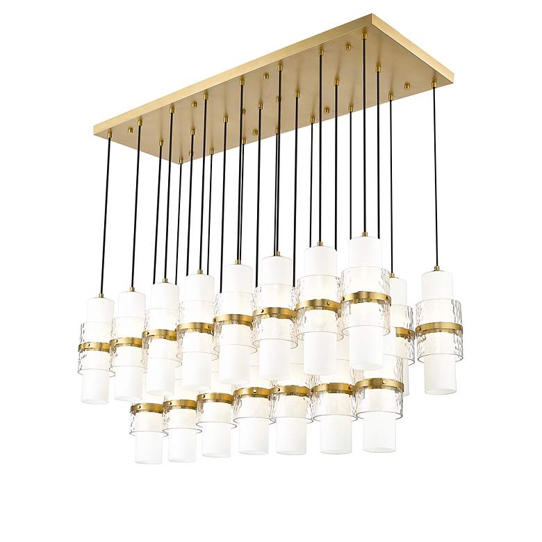 Image 6 Cayden by Z-Lite Modern Gold 23 Light Linear Chandelier more views