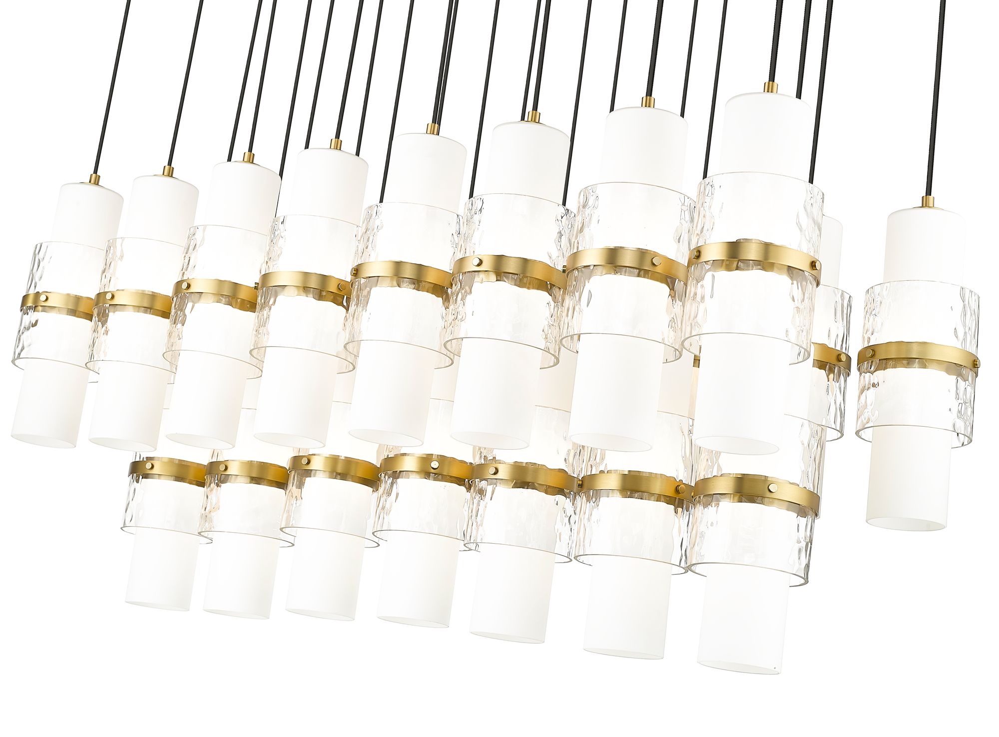 Image 7 Cayden by Z-Lite Modern Gold 23 Light Linear Chandelier more views
