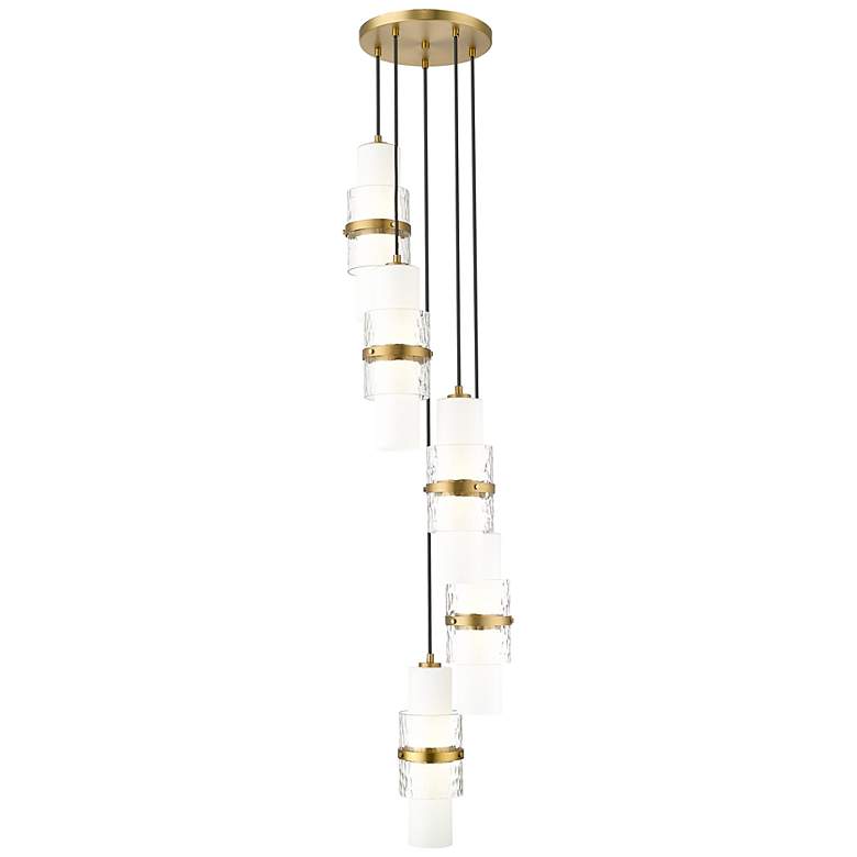Image 1 Cayden by Z-Lite Modern Gold 5 Light Chandelier