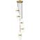 Cayden by Z-Lite Modern Gold 5 Light Chandelier