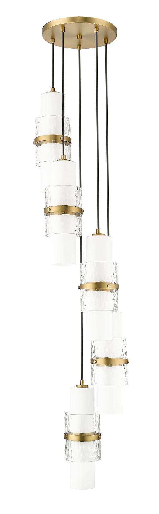 Cayden by Z-Lite Modern Gold 5 Light Chandelier