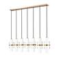 Cayden by Z-Lite Modern Gold 7 Light Linear Chandelier