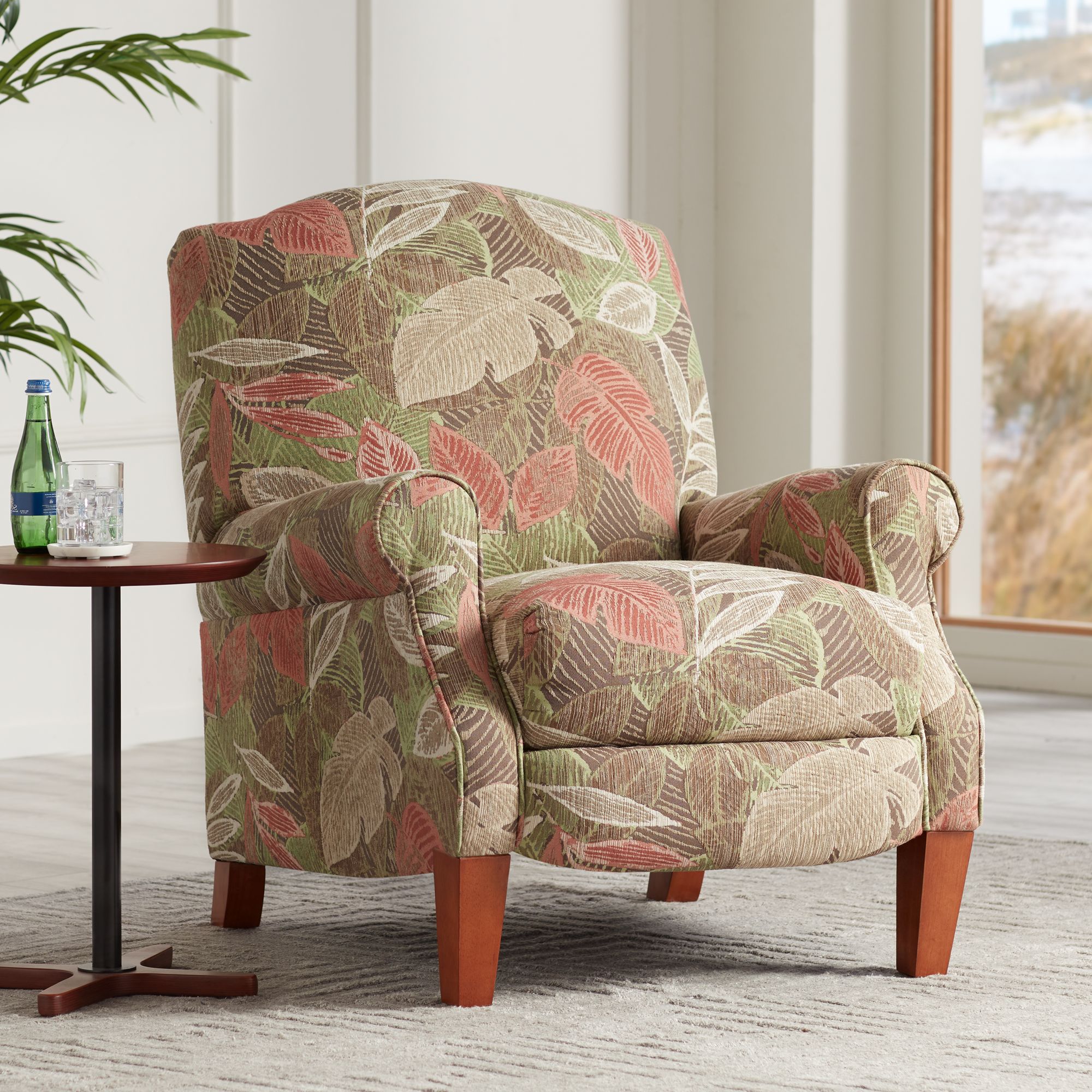 Fabric recliner armchair discount