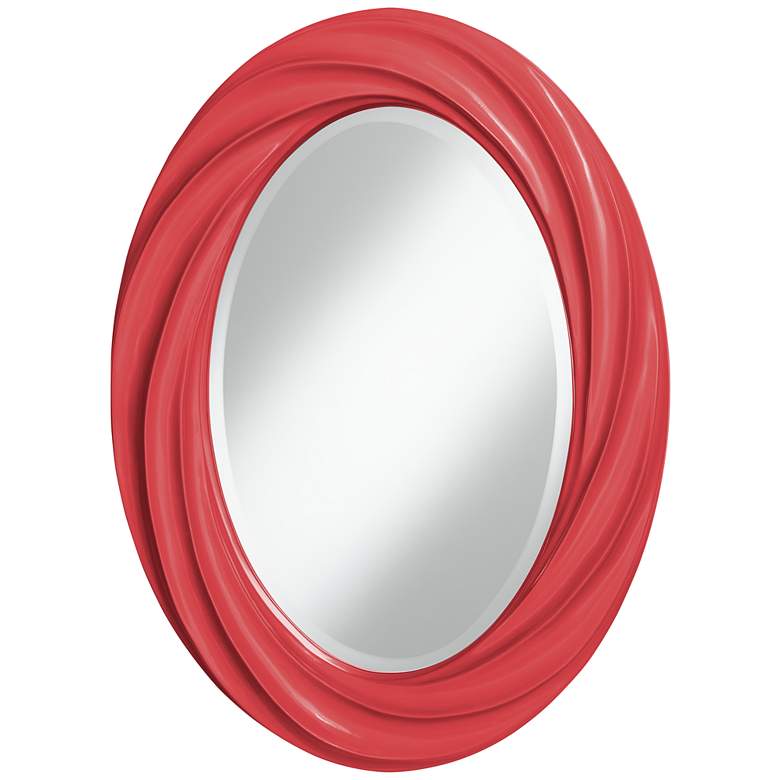 Image 1 Cayenne 30 inch High Oval Twist Wall Mirror