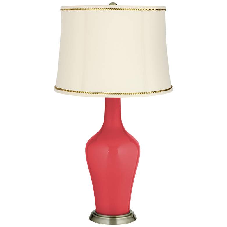 Image 1 Cayenne Anya Table Lamp with President&#39;s Braid Trim