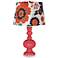 Cayenne Multicolor Flowers Shade Apothecary Table Lamp
