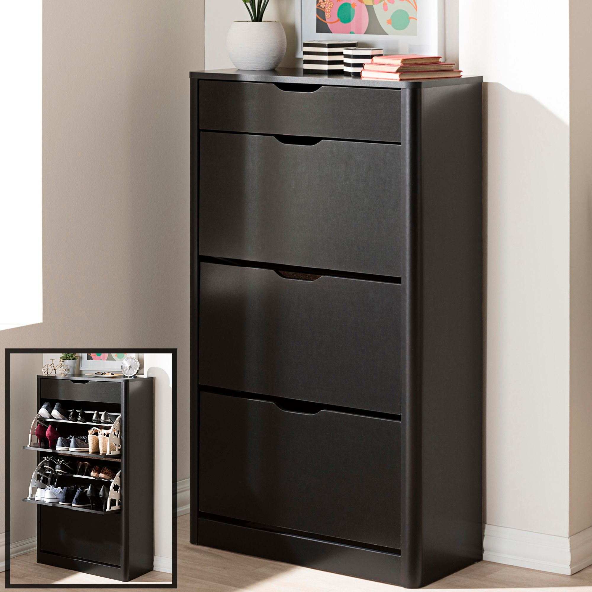 Sohl furniture 2024 shoe cabinet