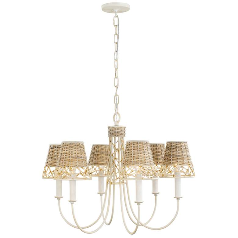 Image 1 Cayman 6-Lt Chandelier - Country White