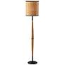 1_Cayman Black and Natural Wood Floor Lamp