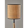 3_Cayman Black and Natural Wood Floor Lamp more views
