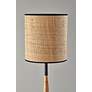4_Cayman Black and Natural Wood Floor Lamp more views