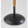 6_Cayman Black and Natural Wood Floor Lamp more views