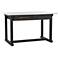 Cayson 60" Wide Dark Anthracite 2-Drawer Counter Table