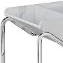3_Ceano 21 3/4" Marble Wood Open Bottom Shelf End Table more views