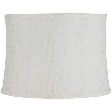 Cece Dove Gray Softback Drum Lamp Shade 13x14x10 (Spider)