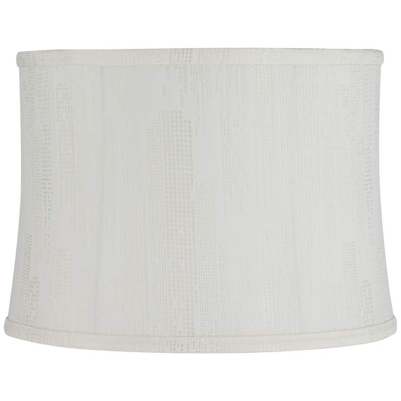 Image 1 Cece Dove Gray Softback Drum Lamp Shade 13x14x10 (Spider)