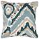 Cece Multi-Color Mallard 18" Square Decorative Pillow
