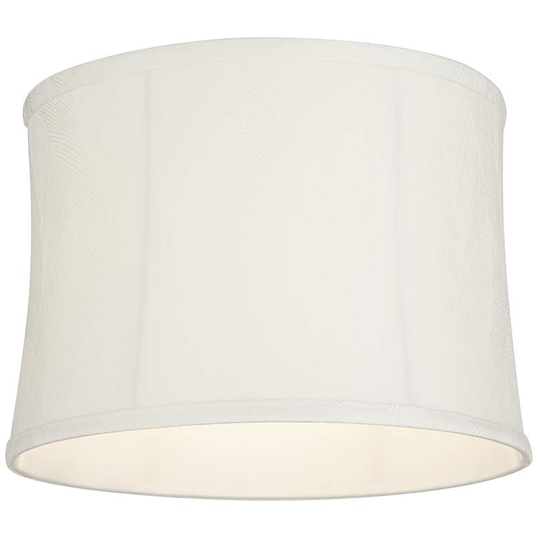 Image 3 Cece Off-White Softback Drum Lamp Shade 13x14x10 (Spider) more views