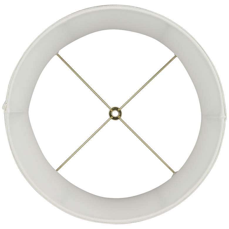 Image 5 Cece Off-White Softback Drum Lamp Shade 13x14x10 (Spider) more views