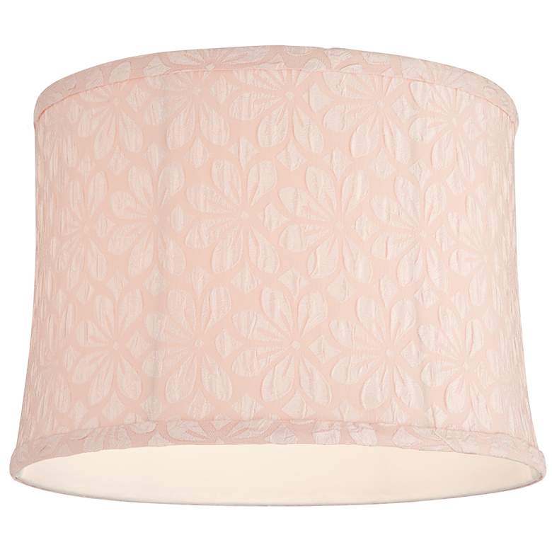 Image 3 Cece Pink Softback Drum Lamp Shade 13x14x10 (Spider) more views