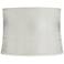 Cece Silvery Off-White Softback Drum Lamp Shade 13x14x10 (Spider)