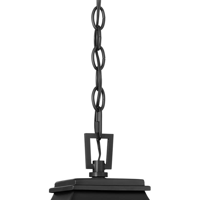 Image 4 Cecile 19 1/2" High Painted Black Outdoor Hanging Lantern more views