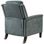 Cecile Grey Fabric Push Back Recliner