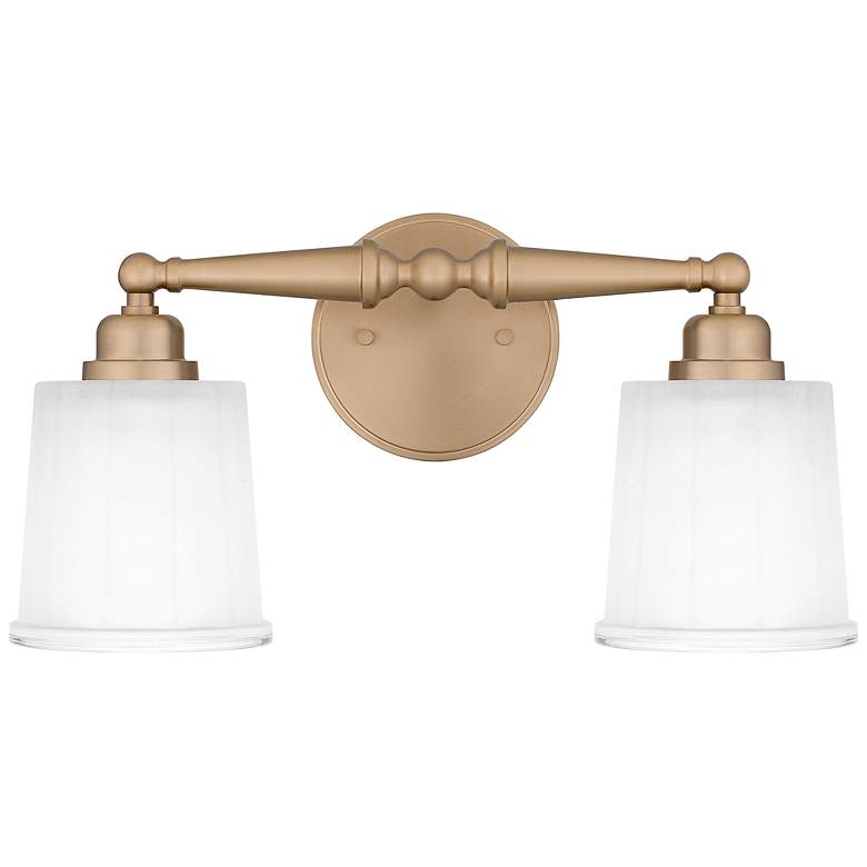 Image 2 Cecilia 2-Light Bronze Gold Bath Light