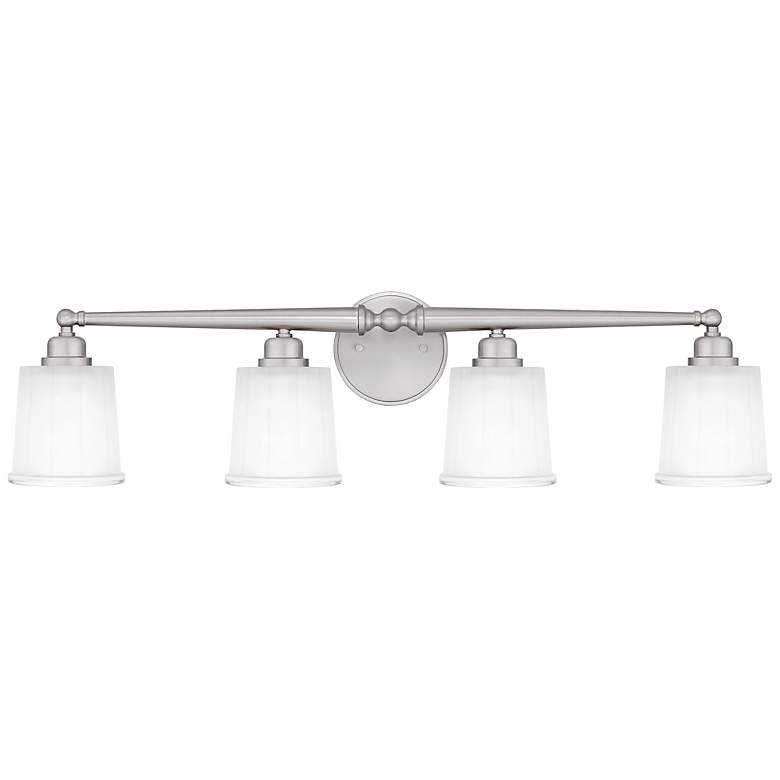 Image 2 Cecilia 4-Light Brushed Nickel Bath Light