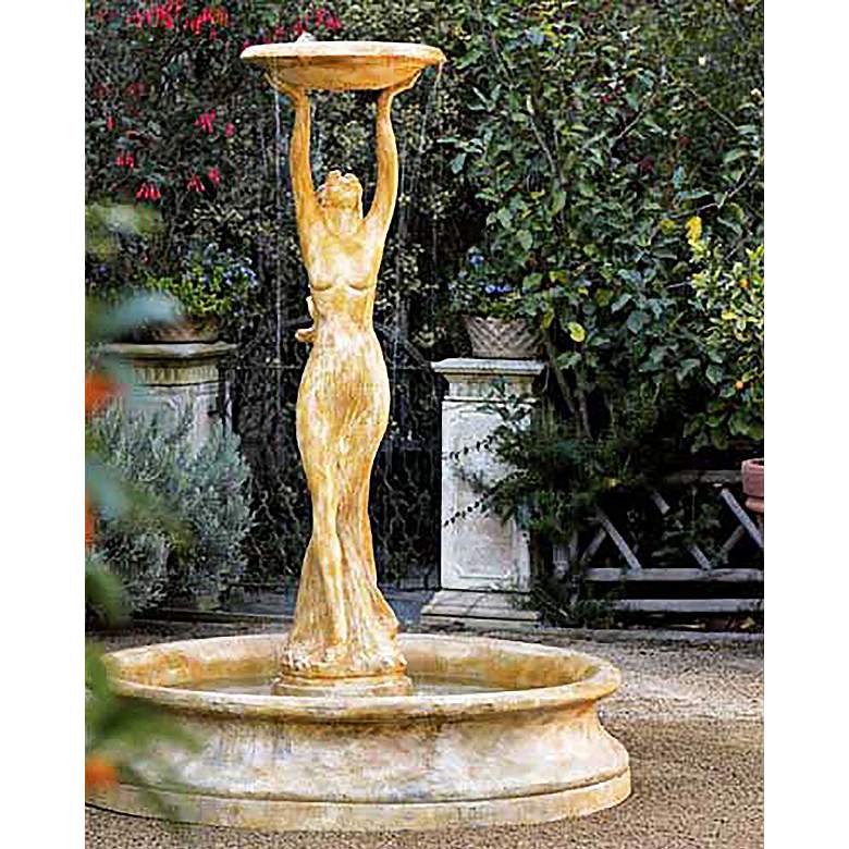 Image 1 Cecilia 72" High Pompeii Venus Outdoor Garden Fountain