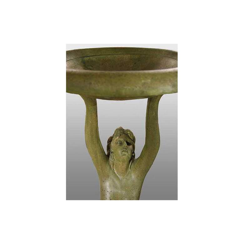 Image 3 Cecilia 72 inch High Verde Woman Outdoor Floor Water Fountain more views
