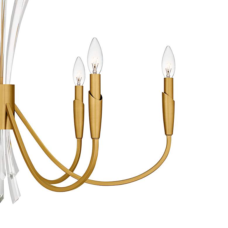 Image 5 Cecily 6-Light Brushed Gold Chandelier more views