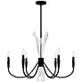 1_Cecily 6-Light Matte Black Chandelier