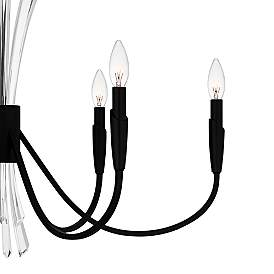 Image5 of Cecily 6-Light Matte Black Chandelier more views