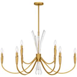 Cecily 9-Light Brushed Gold Chandelier