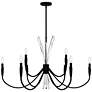 1_Cecily 9-Light Matte Black Chandelier