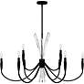 2_Cecily 9-Light Matte Black Chandelier more views