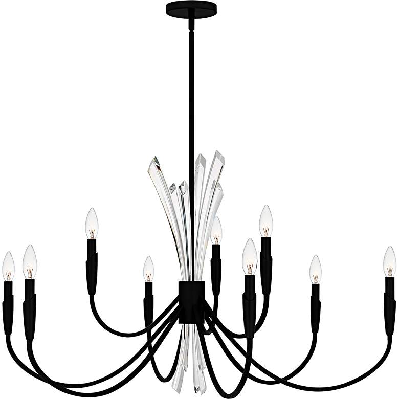 Image 3 Cecily 9-Light Matte Black Chandelier more views