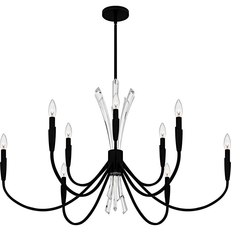 Image 4 Cecily 9-Light Matte Black Chandelier more views