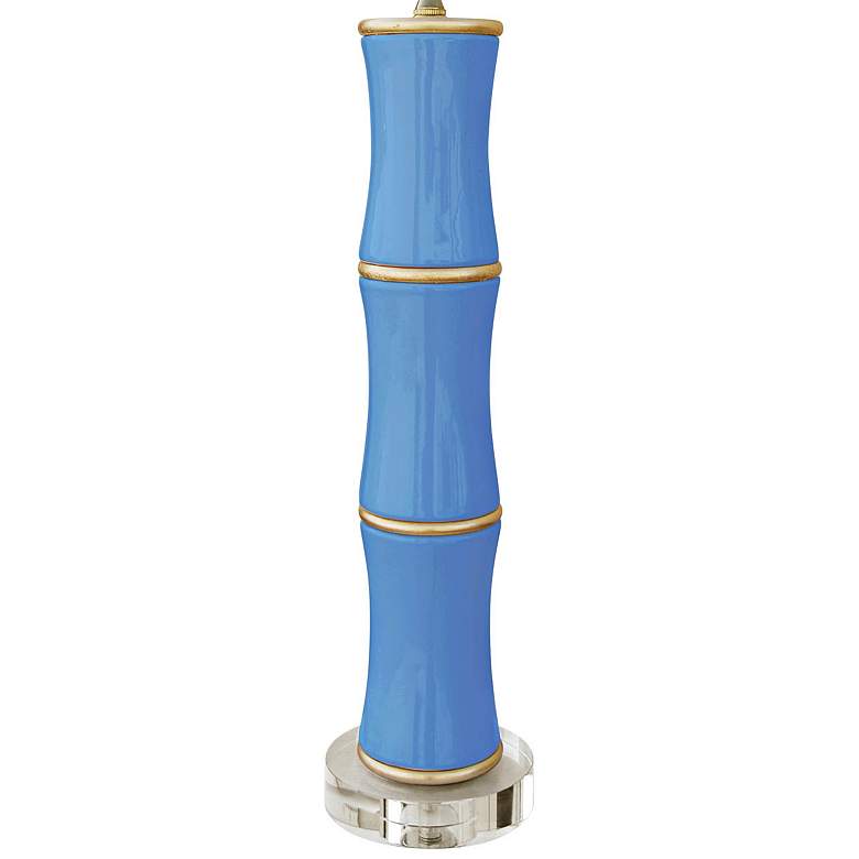 Image 3 Cecily French Blue Bamboo Porcelain Table Lamp more views