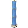 Cecily French Blue Bamboo Porcelain Table Lamp