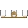 1_Cedar 20" Wide Brushed Gold 3-Light LED Vanity Bath Light