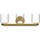 Cedar 20" Wide Brushed Gold 3-Light LED Vanity Bath Light