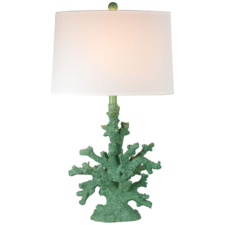 Image 1 Cedar Coral Spearmint Table Lamp