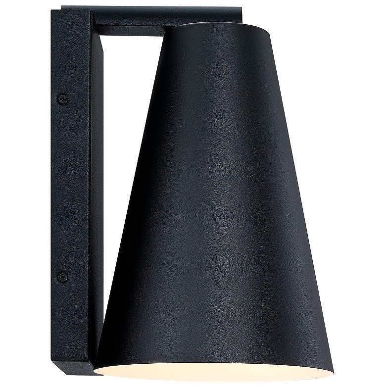 Image 4 Cedar Mist Black Dark Sky Outdoor Hardwired Wall Sconce more views