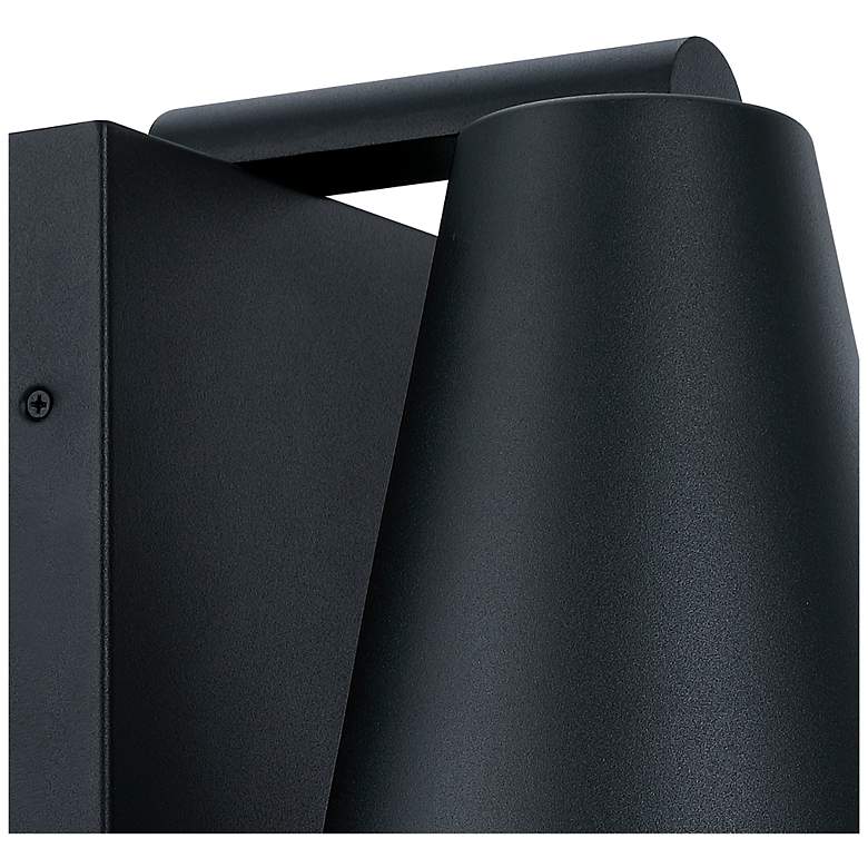 Image 5 Cedar Mist Black Dark Sky Outdoor Hardwired Wall Sconce more views