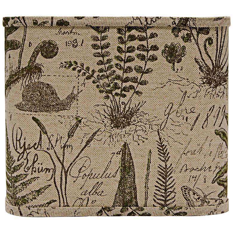 Image 1 Cedar Moss Woodlands Square Lamp Shade 11x11x9.5 (Spider)