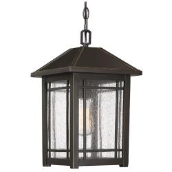 Cedar Point 16" High Palladian Bronze Outdoor Hanging Light